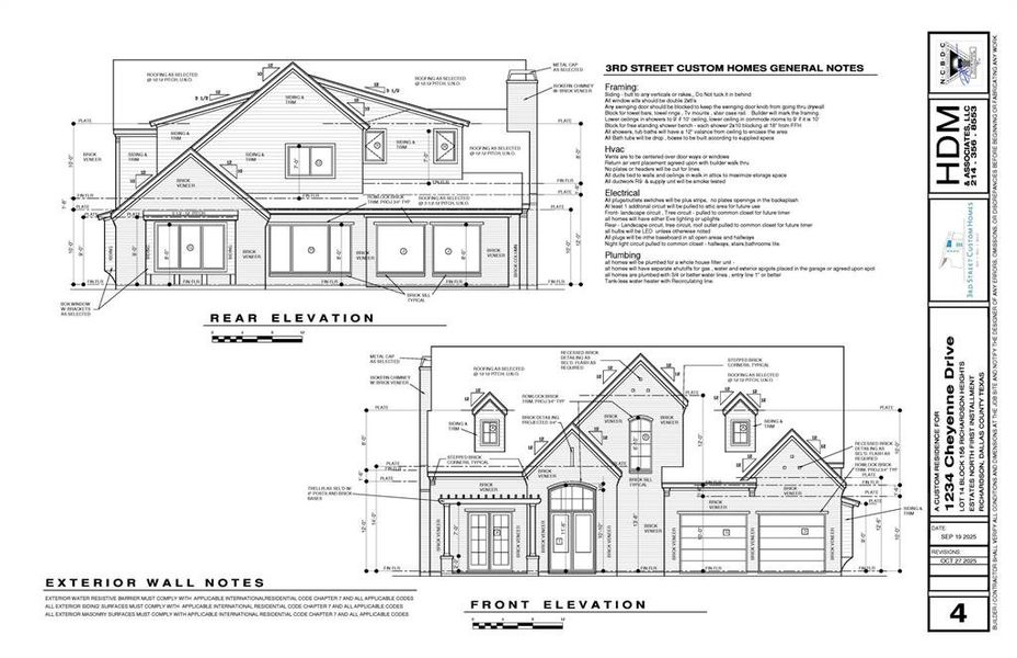 Exterior rendering of this home design in , Richardson, TX (Image 3). Exterior rendering of this home design in , Richardson, TX (Image 3).