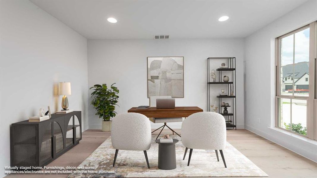 Furnished interior view inside a new home in Somerset Park 80', Rockwall (Image 9). Furnished interior view inside a new home in Somerset Park 80', Rockwall (Image 9).