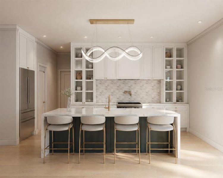 Furnished interior view inside a new home in , Orlando (Image 10).