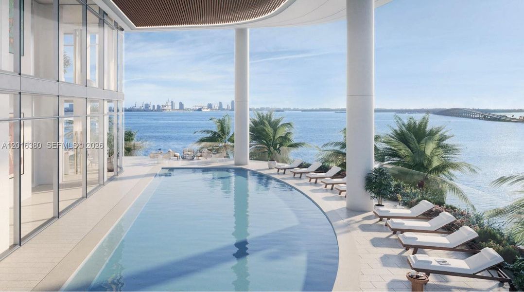 Condo located in Miami, FL showcasing its design and architecture (Image 3). Condo located in Miami, FL showcasing its design and architecture (Image 3).
