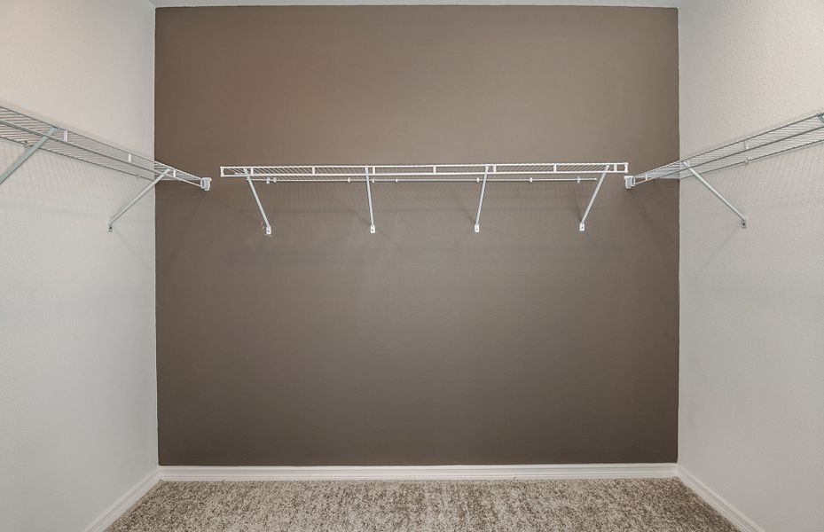 Spacious Owner's Walk-In Closet