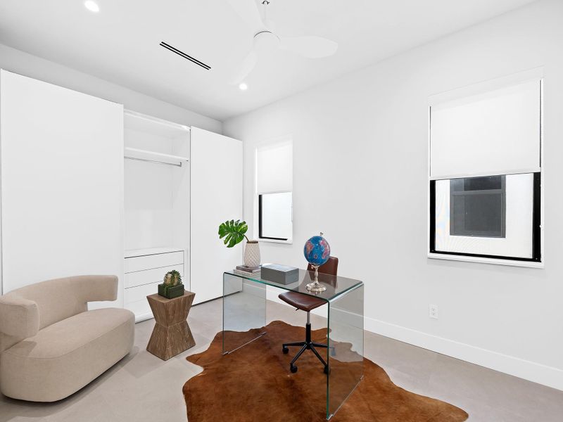 Furnished interior view inside a new home in , Fort Lauderdale (Image 18). Furnished interior view inside a new home in , Fort Lauderdale (Image 18).