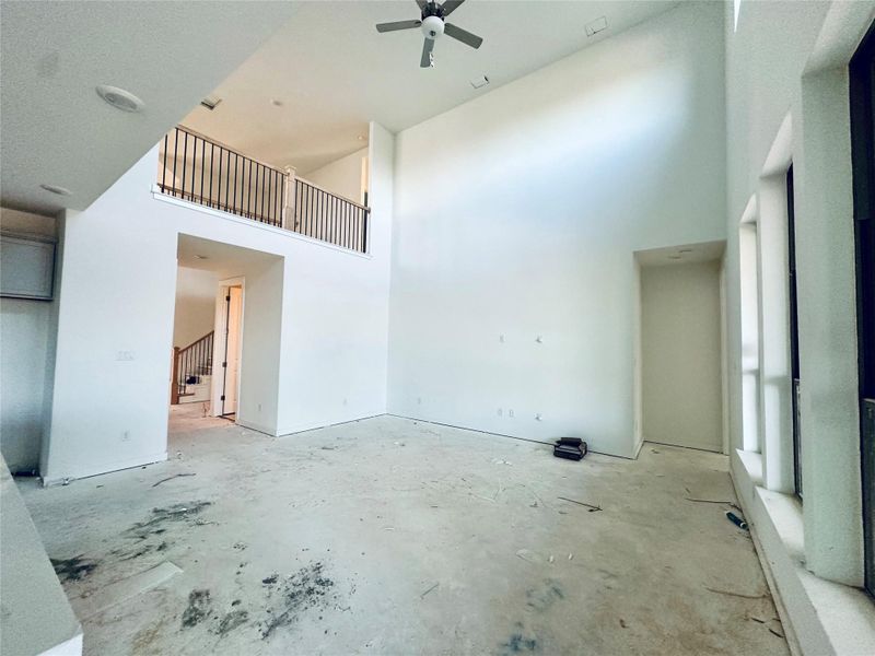 Family Room with soaring ceiling Family Room with soaring ceiling