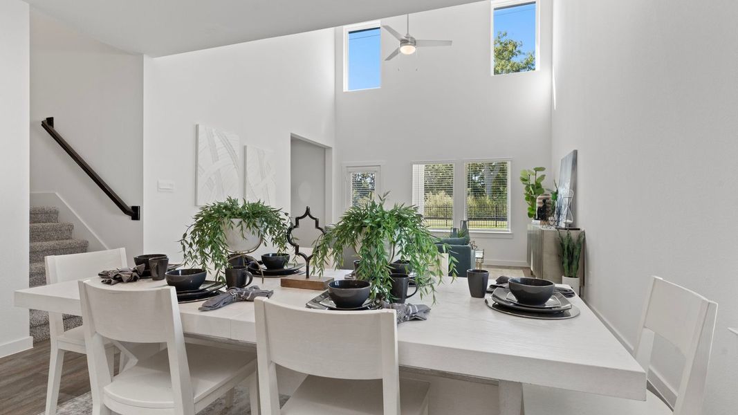 Furnished interior view inside a new home in Tamarron, Fulshear (Image 9).