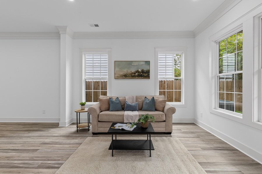 Furnished interior view inside a new home in , North Charleston (Image 16).
