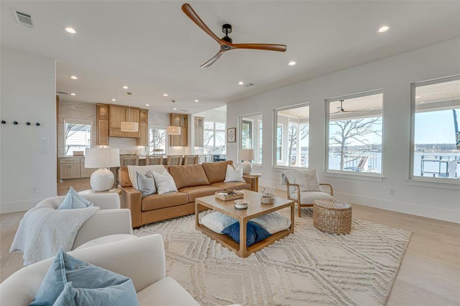 Furnished interior view inside a new home in , Eustace (Image 5).