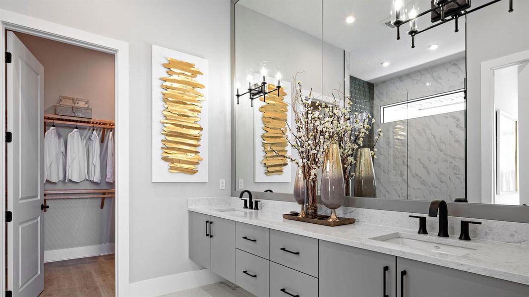 Furnished interior view inside a new home in , Palm Beach Gardens (Image 15).