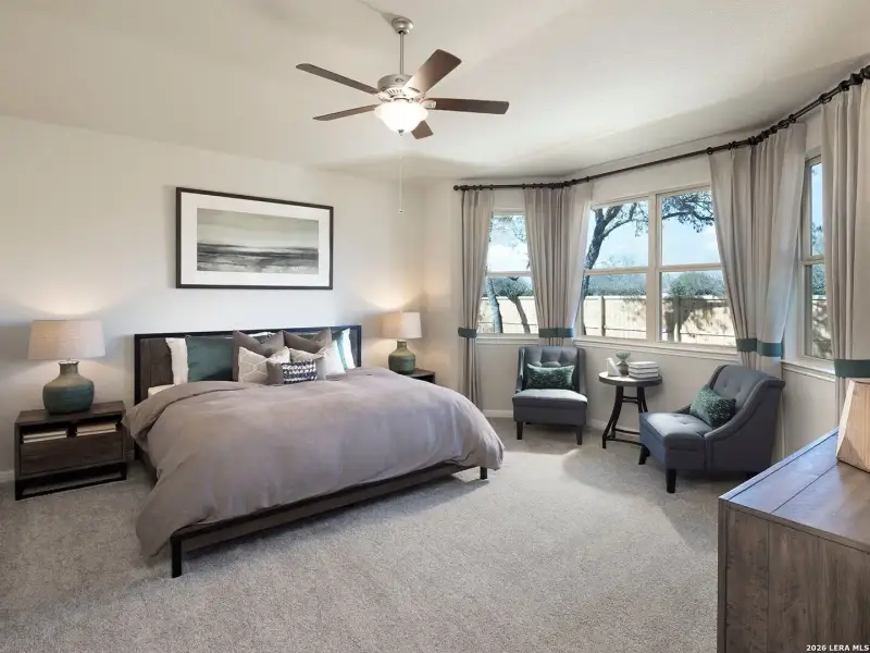 Furnished interior view inside a new home in Thomas Pond, San Antonio (Image 6).
