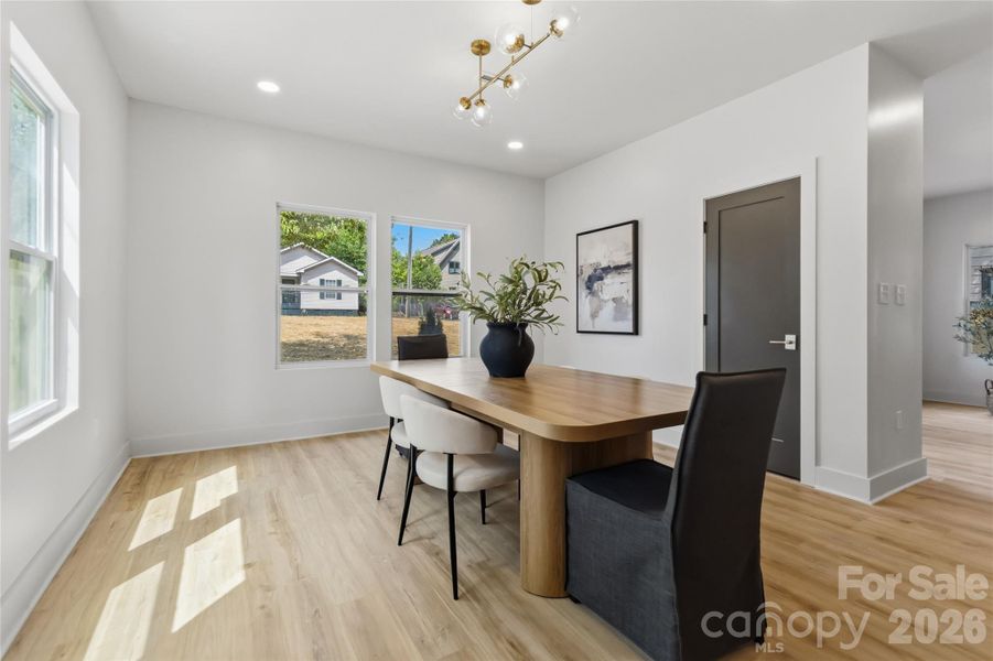 Furnished interior view inside a new home in , Charlotte (Image 14).
