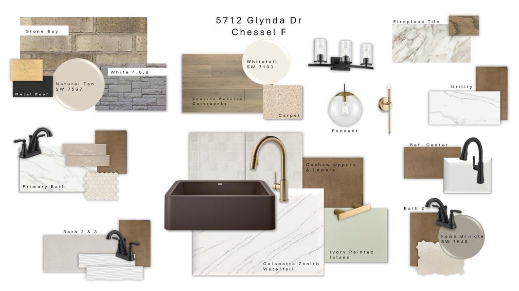 Sample of building materials used in homes in Cambridge Manor, North Richland Hills (Image 4). Sample of building materials used in homes in Cambridge Manor, North Richland Hills (Image 4).