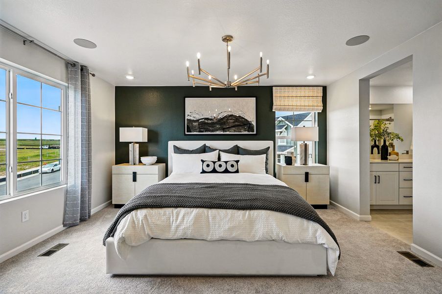 Representative furnished interior of a home built from the Independence by Taylor Morrison in Parterre Townhomes - The Westerly Collection, Thornton (Image 7).