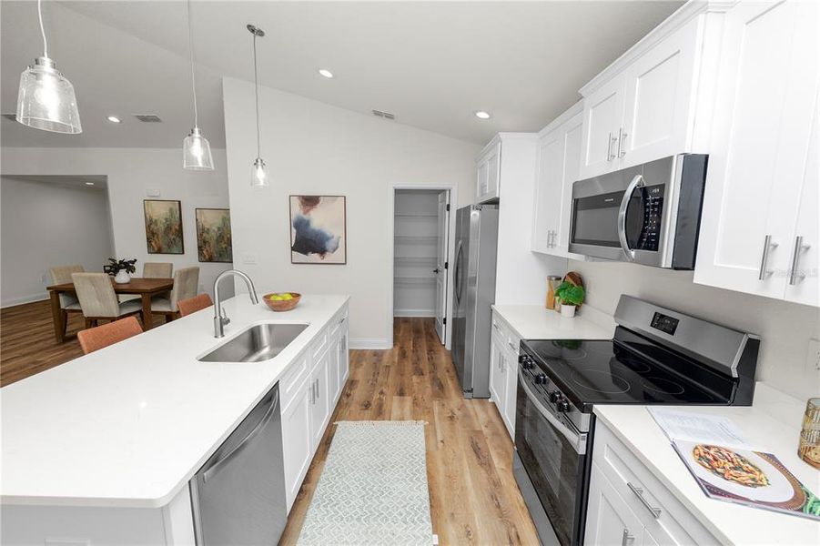 Furnished interior view inside a new home in , Eagle Lake (Image 18).