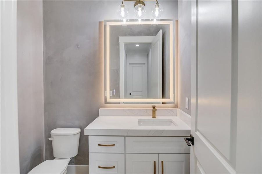 Furnished interior view inside a new home in , Hoschton (Image 11).