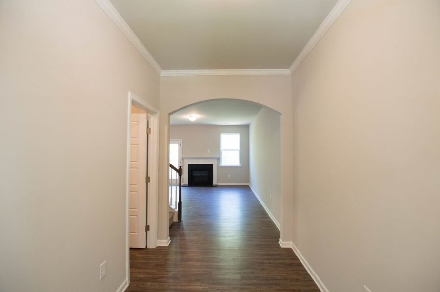 Representative unfurnished interior of a home built from the Laurel by Piedmont Residential in The Reserve at Willow Oaks, Canton (Image 16).