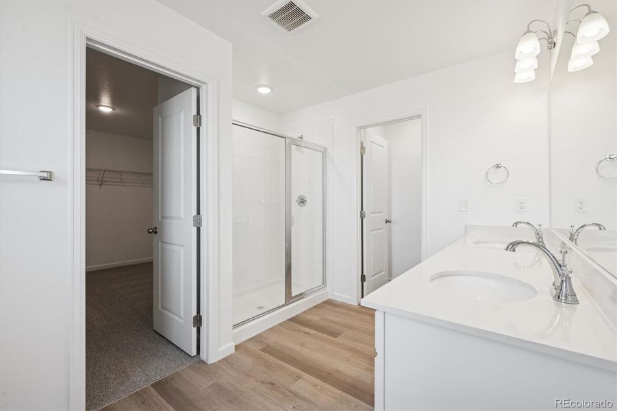 Furnished interior view inside a new home in Vista West, Keenesburg (Image 11).