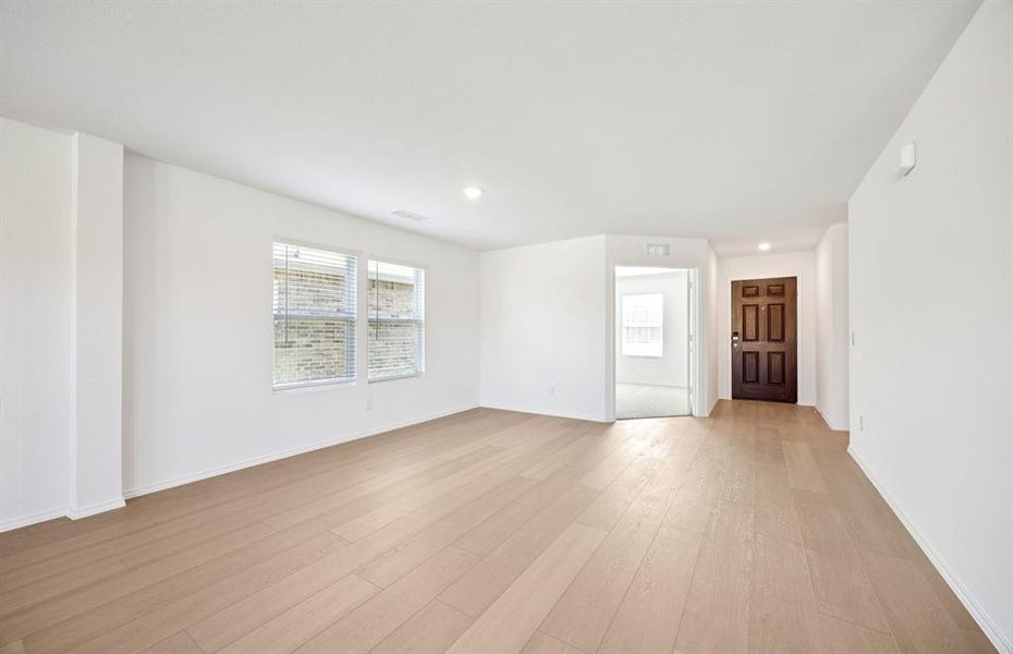 Entry into main living areas Entry into main living areas