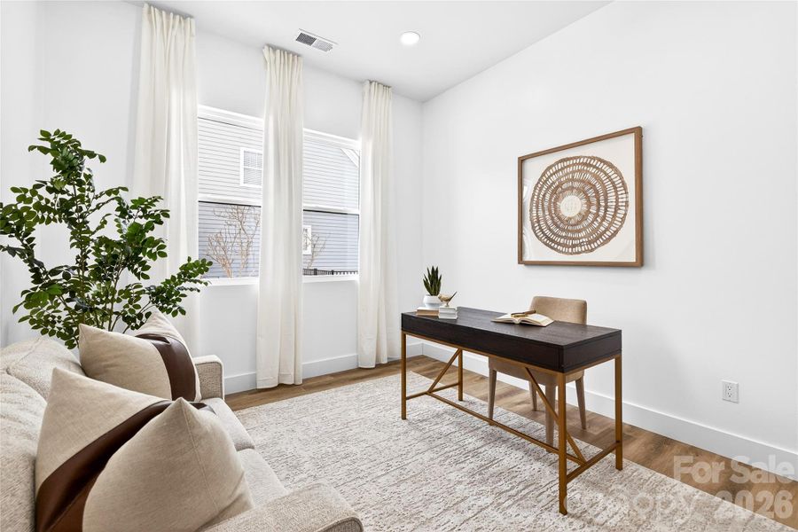 Furnished interior view inside a new home in , Hickory (Image 13).