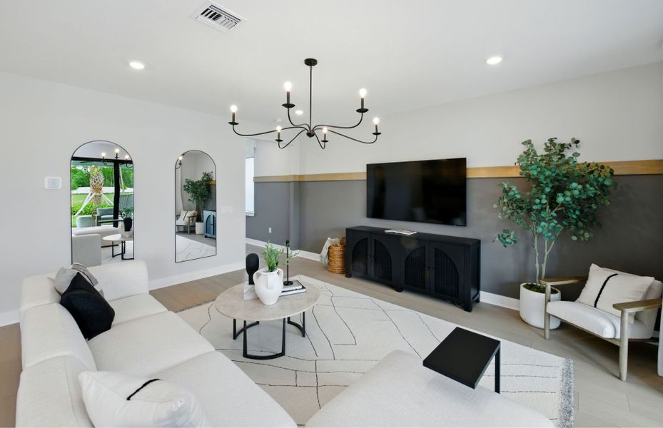 Furnished interior view inside a new home in Hendrix Reserve, Lake Worth (Image 9).