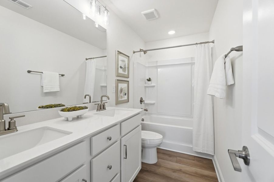 Furnished interior view inside a new home in Ashton Park, Monroe (Image 25).