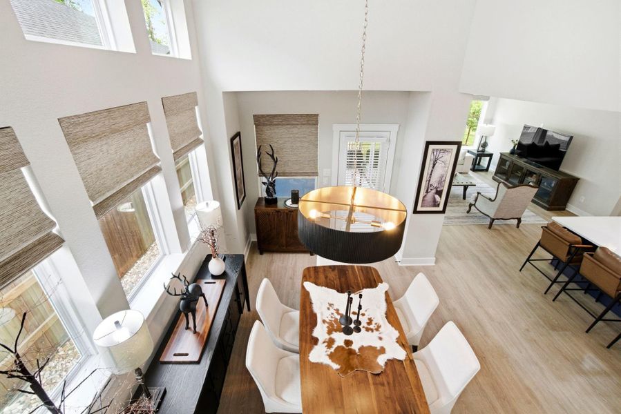 Furnished interior view inside a new home in Woodforest - Kingsley Square 50' Homesites, Montgomery (Image 16).