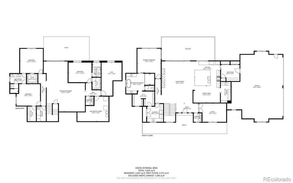 2D floor plan layout of this home in , Colorado Springs, CO (Image 4).