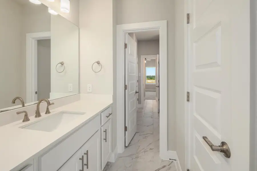 Furnished interior view inside a new home in Santa Rita Ranch, Liberty Hill (Image 6).