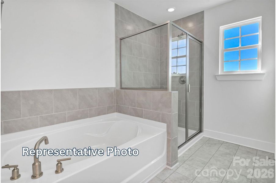 Furnished interior view inside a new home in Caldwell Forest, Charlotte (Image 4).