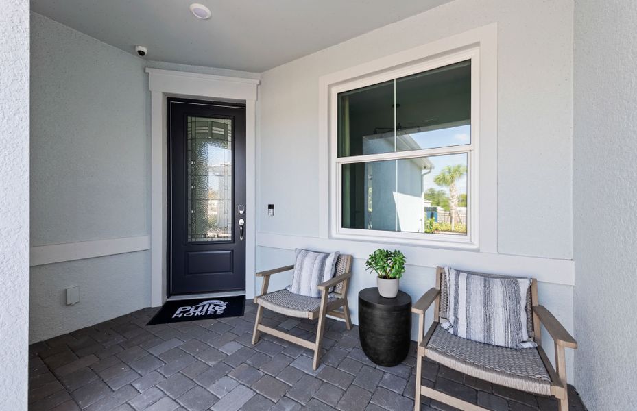 Representative exterior details of a home built from the Ellenwood by Pulte Homes in Shores at Stillwater, Englewood (Image 27).