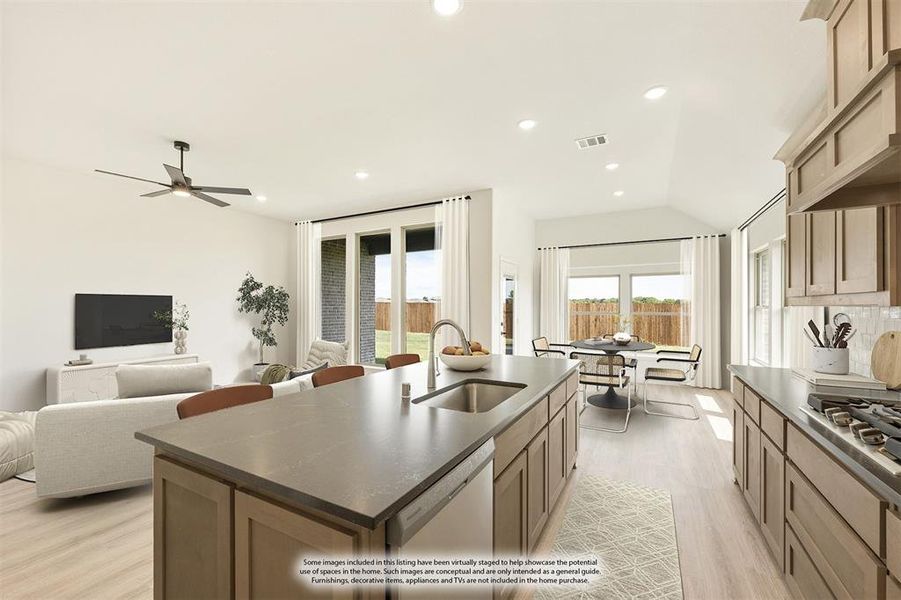 Furnished interior view inside a new home in Waverly Estates, Josephine (Image 14).