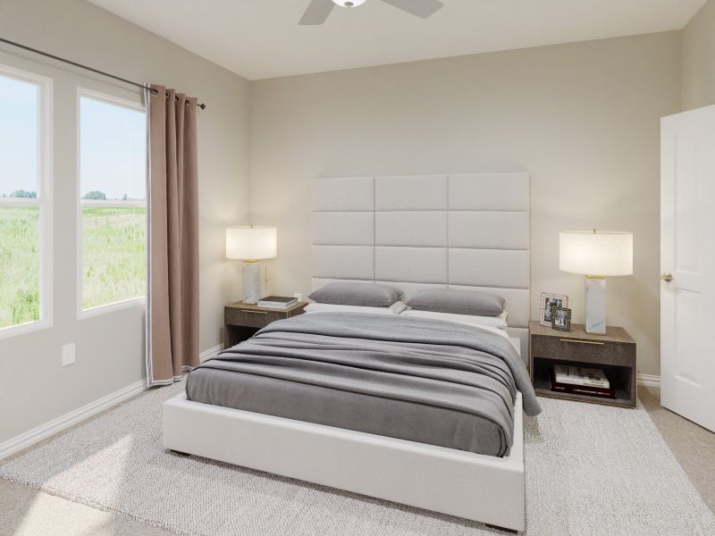 Furnished interior view inside a new home in Eastridge - Spring Series, McKinney (Image 6).