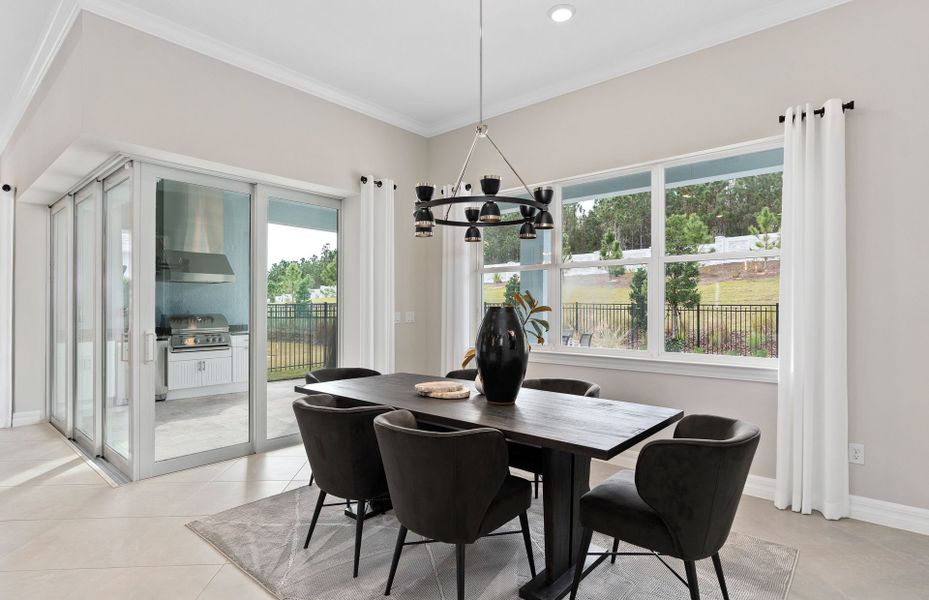 Furnished interior view inside a new home in Del Webb Oasis, Winter Garden (Image 6).