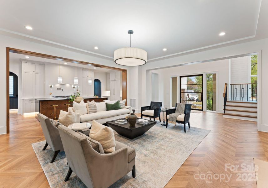 Furnished interior view inside a new home in , Charlotte (Image 13).