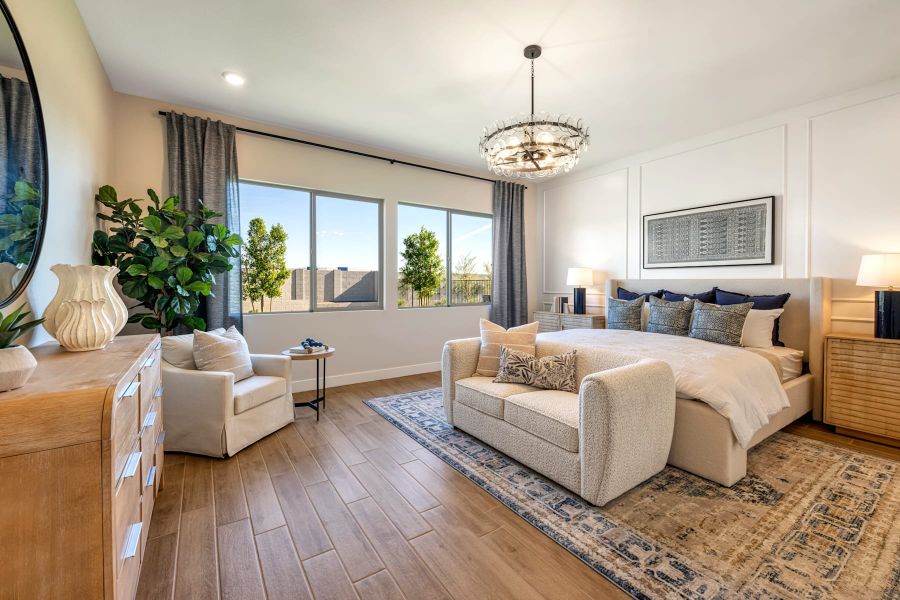 Representative furnished interior of a home built from the Gardenia Plan 5009 by Tri Pointe Homes in Abel Ranch, Goodyear (Image 9).
