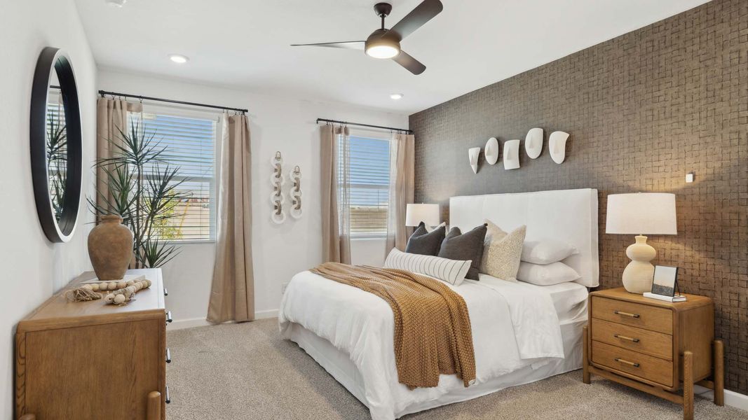Furnished interior view inside a new home in Apache Farms, Buckeye (Image 26).