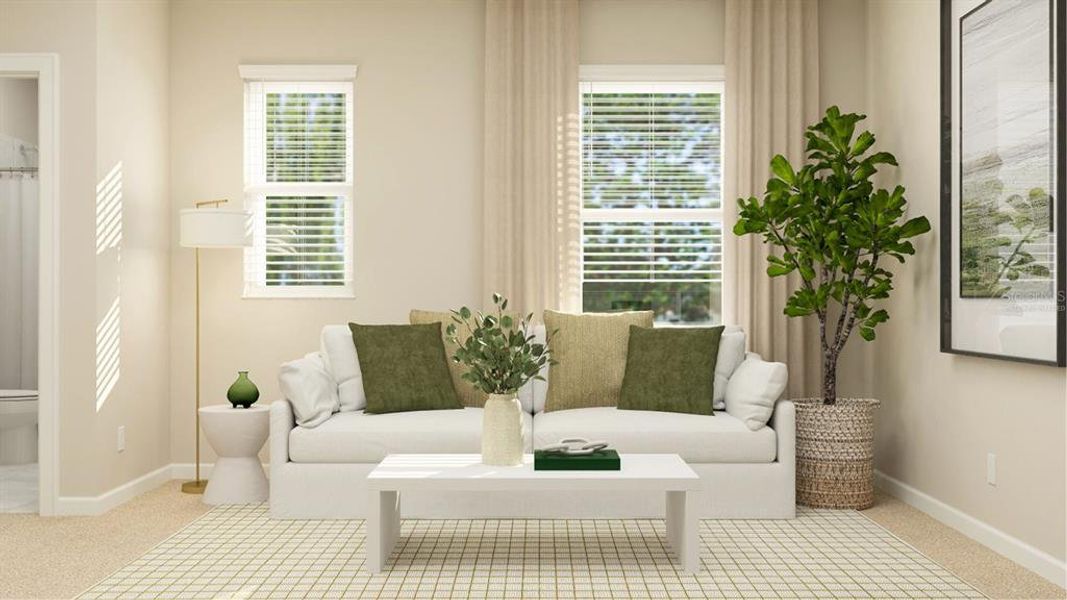 Furnished interior view inside a new home in Bridgewalk, St. Cloud (Image 9).