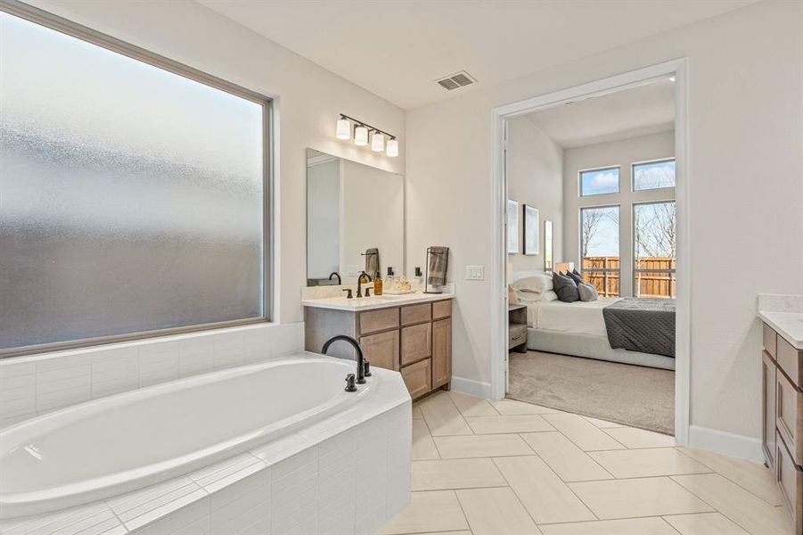 Furnished interior view inside a new home in Walsh, Fort Worth (Image 31).