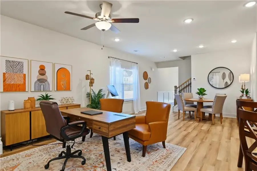 Furnished interior view inside a new home in , Norcross (Image 13).