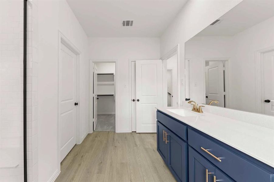 Furnished interior view inside a new home in Sereno Oaks at Buckner Terrace, Dallas (Image 11). Furnished interior view inside a new home in Sereno Oaks at Buckner Terrace, Dallas (Image 11).