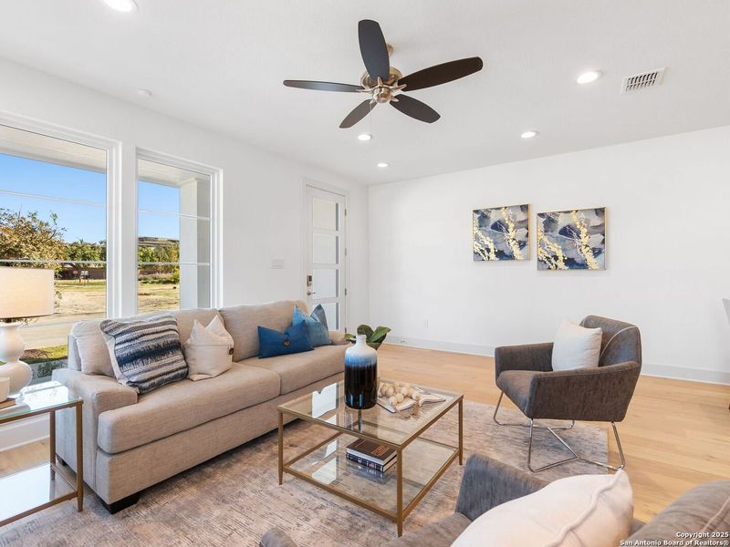 Furnished interior view inside a new home in Victoria Commons, San Antonio (Image 33).