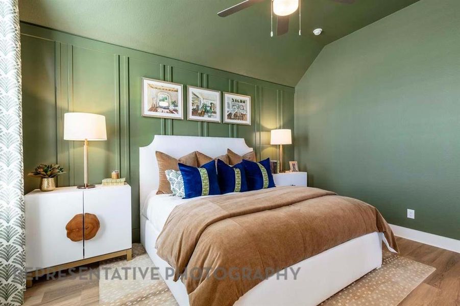 Furnished interior view inside a new home in Aster Park: 40ft. lots, McKinney (Image 29).