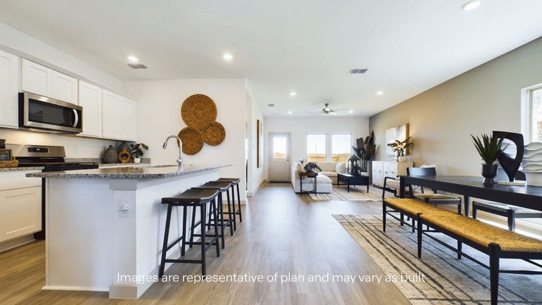 Furnished interior view inside a new home in Overlook West, Wolfforth (Image 6).