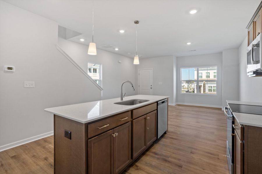 Furnished interior view inside a new home in Renaissance at White Oak, Garner (Image 9).