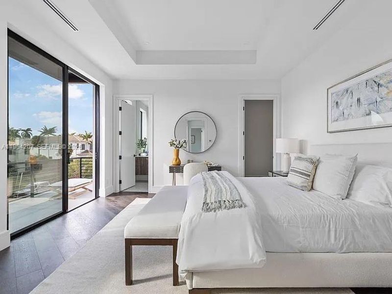 Furnished interior view inside a new home in , West Palm Beach (Image 32).