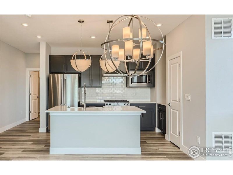 Furnished interior view inside a new home in , Aurora (Image 16). Furnished interior view inside a new home in , Aurora (Image 16).