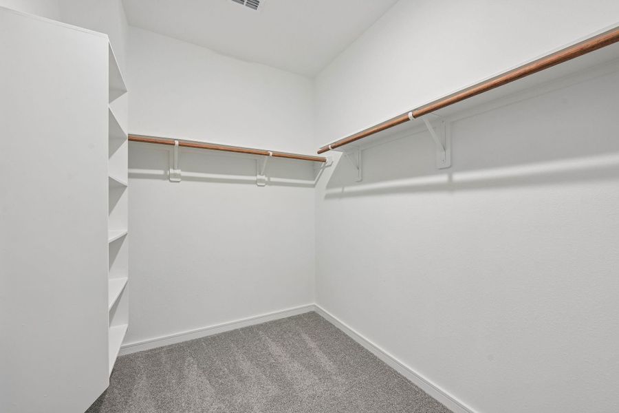 Primary walk-in closet