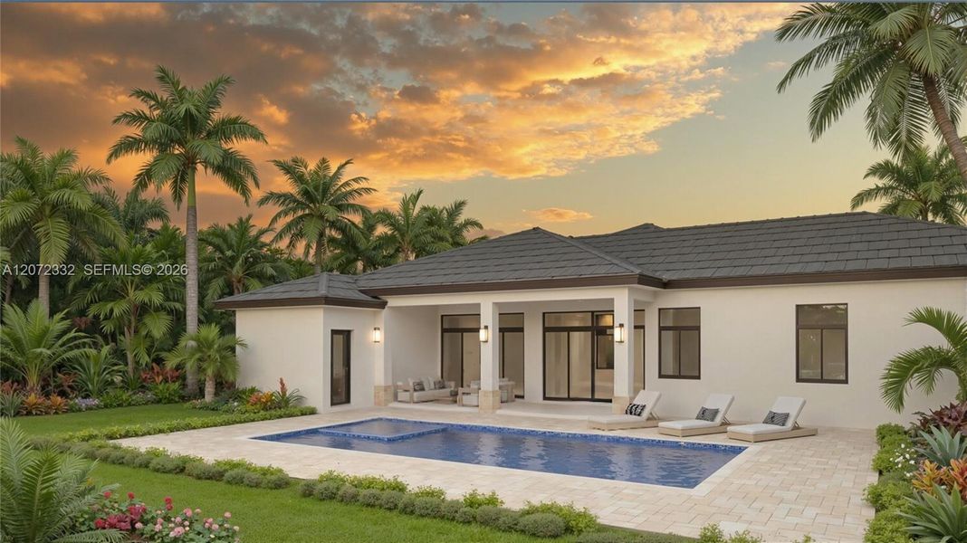 Exterior details and patio area of a home in , Homestead (Image 3).