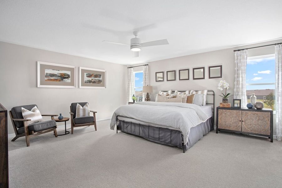 Representative furnished interior of a home built from the 2566 by KB Home in Hillside at Mount Dora, Mount Dora (Image 7).