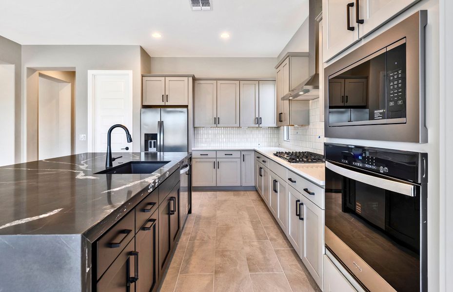 Furnished interior view inside a new home in Vistoso Canyon Estates, Oro Valley (Image 6).