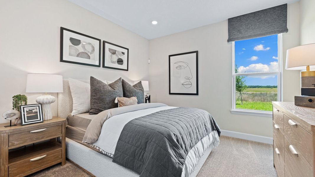 Representative furnished interior of a home built from the Palm by Taylor Morrison in Firethorn, Parrish (Image 13).