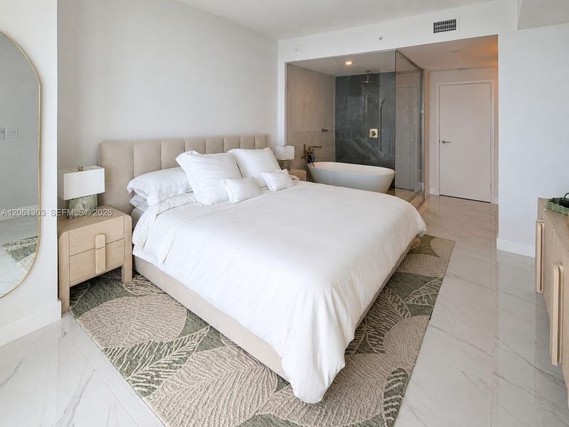 Furnished interior view inside a new home in , Miami (Image 12). Furnished interior view inside a new home in , Miami (Image 12).